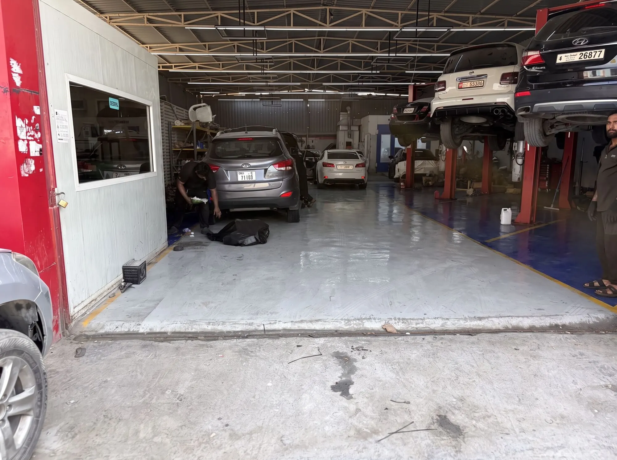 Into the workshop