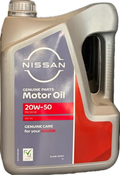 Nissan Genuine Motor Oil 20W-50, mineral