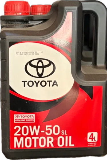 Toyota Genuine Motor Oil 20W-50 SL