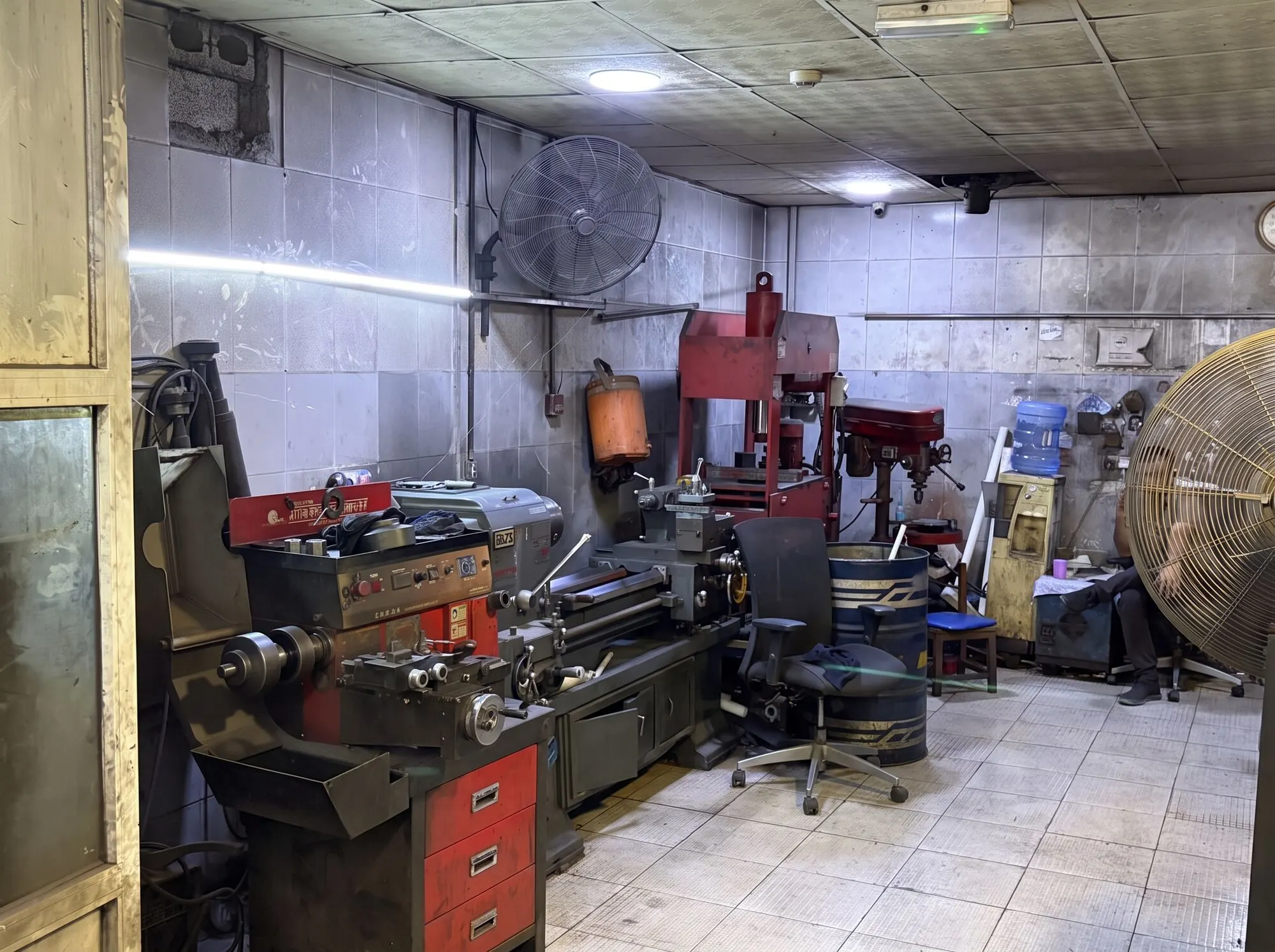 The machine room